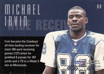 1995 Playoff Contenders #88 Michael Irvin Back