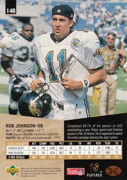 1995 SP #148 Rob Johnson Back