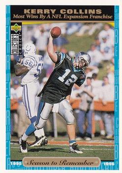 1996 Collector's Choice #48 Kerry Collins Front