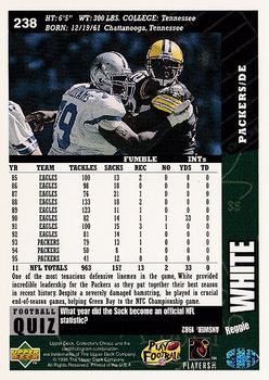1996 Collector's Choice #238 Reggie White Back