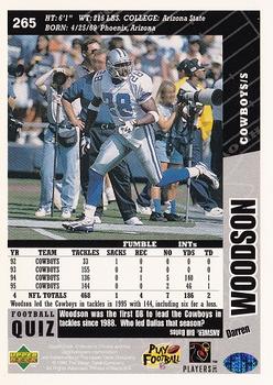 1996 Collector's Choice #265 Darren Woodson Back