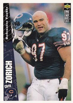 1996 Collector's Choice #292 Chris Zorich Front