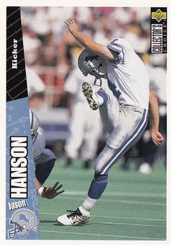 1996 Collector's Choice #325 Jason Hanson Front
