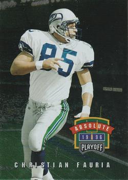 1996 Playoff Absolute #100 Christian Fauria Front