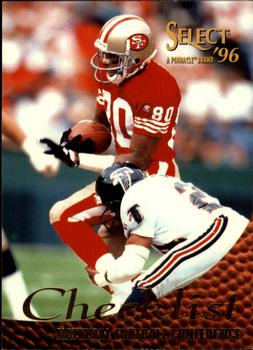 1996 Select #199 Jerry Rice Front