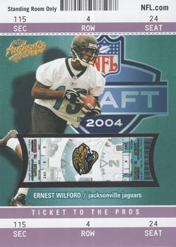 2004 Fleer Authentix - Standing Room Only Purple #121 Ernest Wilford Front