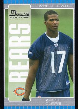 2005 Bowman - Silver #139 Airese Currie Front