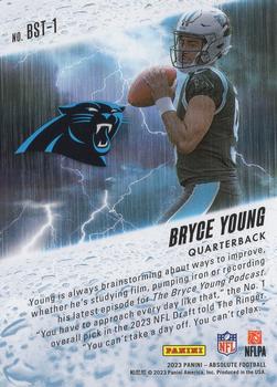 2023 Panini Absolute - By Storm #BST-1 Bryce Young Back
