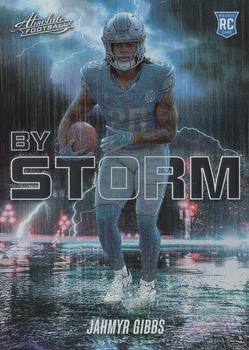 2023 Panini Absolute - By Storm #BST-8 Jahmyr Gibbs Front