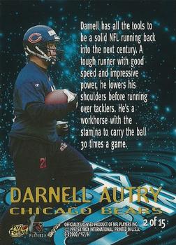 1997 SkyBox E-X2000 - Star Date 2000 #2 Darnell Autry Back