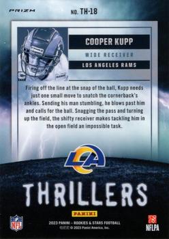 2023 Panini Rookies & Stars - Thrillers Silver #TH-18 Cooper Kupp Back