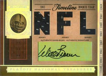 2006 Playoff National Treasures - Timeline Material Signature NFL #TL-WB Willie Brown Front