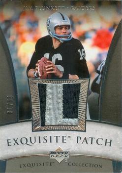 2006 Upper Deck Exquisite Collection - Patch Silver #EP-JI Jim Plunkett Front