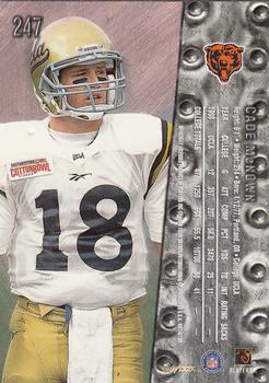 1999 SkyBox Metal Universe #247 Cade McNown Back