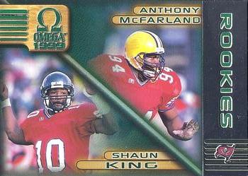 1999 Pacific Omega #234 Shaun King / Anthony McFarland Front