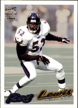 1999 Pacific Paramount #22 Ray Lewis Front