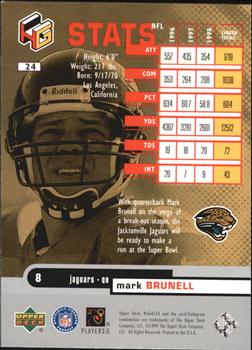 1999 Upper Deck HoloGrFX #24 Mark Brunell Back