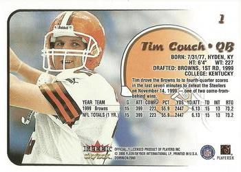 2000 SkyBox Dominion #1 Tim Couch Back