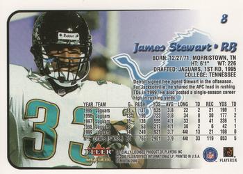 2000 SkyBox Dominion #8 James Stewart Back