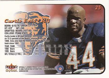 2000 SkyBox Dominion #25 Curtis Enis Back