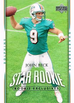2007 Upper Deck - Rookie Exclusives Star Rookies #291 John Beck Front