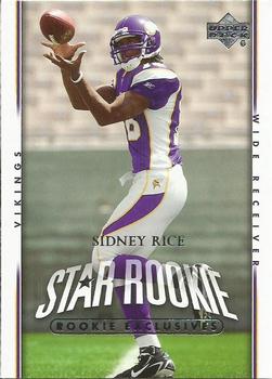 2007 Upper Deck - Rookie Exclusives Star Rookies #293 Sidney Rice Front