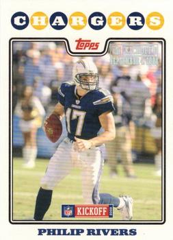 2008 Topps Kickoff - Silver Holofoil #73 Philip Rivers Front
