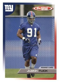 2005 Topps Total #460 Justin Tuck Front