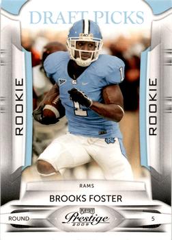 2009 Playoff Prestige - Draft Picks Light Blue #117 Brooks Foster Front