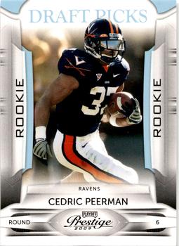 2009 Playoff Prestige - Draft Picks Light Blue #118 Cedric Peerman Front