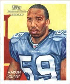 2009 Topps National Chicle - Mini Bazooka Back #C23 Aaron Curry Front