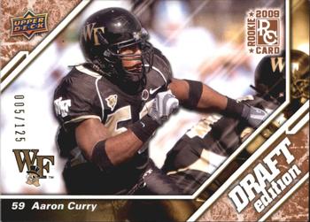 2009 Upper Deck Draft Edition - Bronze #126 Aaron Curry Front