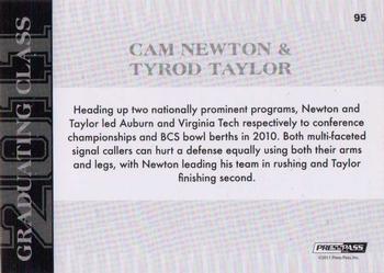 2011 Press Pass #95 Cam Newton / Tyrod Taylor Back