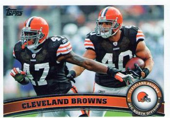 2011 Topps #327 Cleveland Browns Front