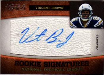 2011 Panini Timeless Treasures #221 Vincent Brown Front