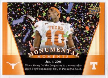 2011 Upper Deck University of Texas #95 Vince Young Front