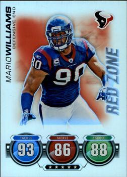 2010 Topps Attax - Red Zone Foil #NNO Mario Williams  Front