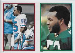1985 Topps Stickers #89 / 239 Carl Roaches / Mike Douglass Front