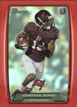2013 Bowman - Rainbow Red #137 Johnthan Banks Front