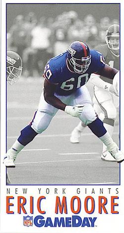 1992 GameDay #83 Eric Moore Front