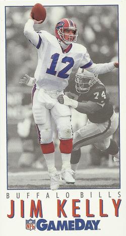 1992 GameDay #1 Jim Kelly Front