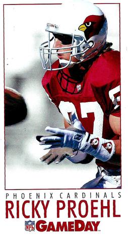 1992 GameDay #164 Ricky Proehl Front