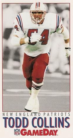 1992 GameDay #194 Todd Collins Front
