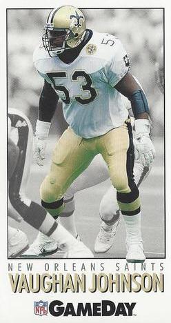 1992 GameDay #266 Vaughan Johnson Front