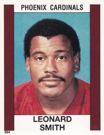 1988 Panini Stickers #394 Leonard Smith Front