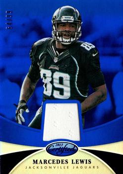 2013 Panini Certified - Mirror Blue Materials #62 Marcedes Lewis Front