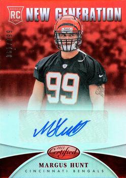 2013 Panini Certified - Mirror Red Signatures #262 Margus Hunt Front