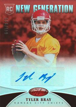 2013 Panini Certified - Mirror Red Signatures #293 Tyler Bray Front