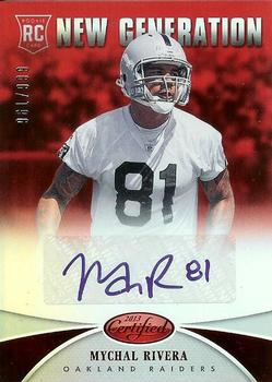 2013 Panini Certified - Mirror Red Signatures #283 Mychal Rivera Front