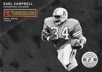 2013 Panini Totally Certified #84 Earl Campbell Front